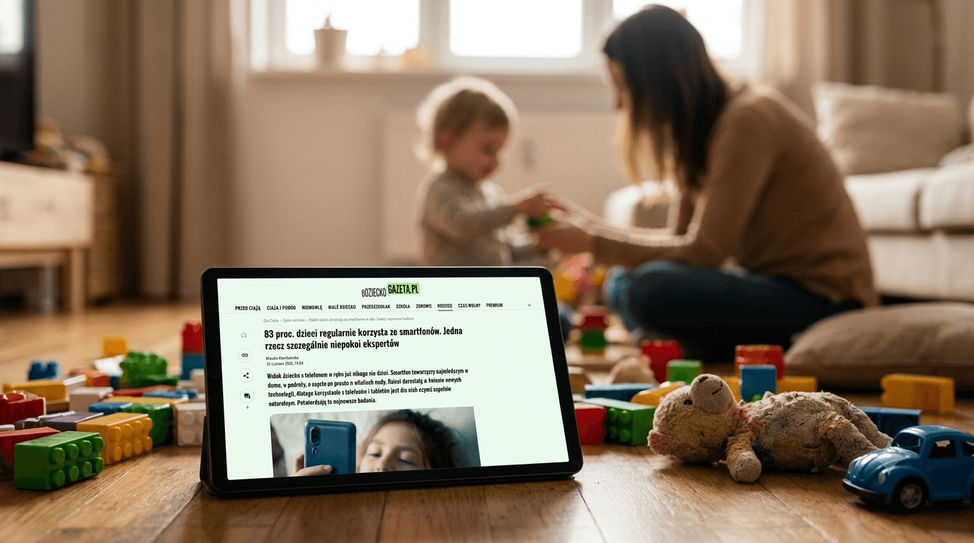 Polish parents screetime for kids