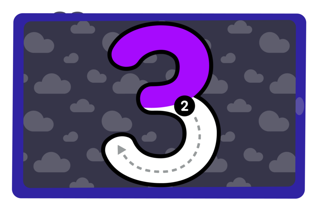 Kids learning Italian number through games