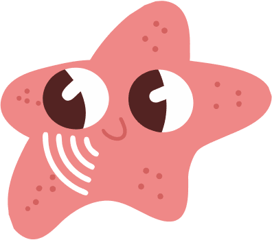 starfish with audio waves – real human voices, no AI