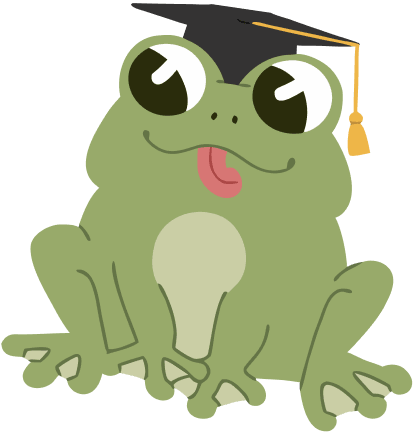 Friendly frog illustration – teacher-approved educational games