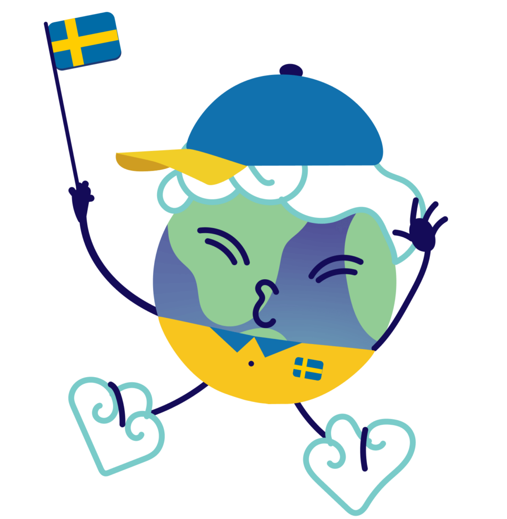 kids can learn Swedish with the Parlini Land App