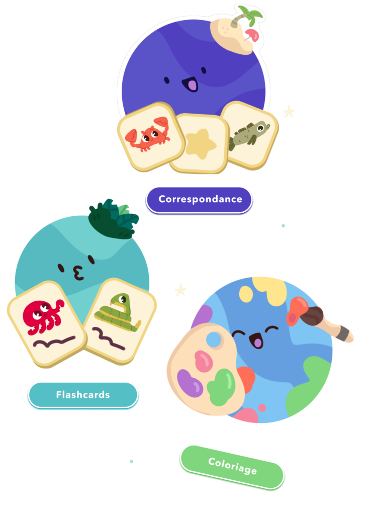 kids games in French with Parlini Land
