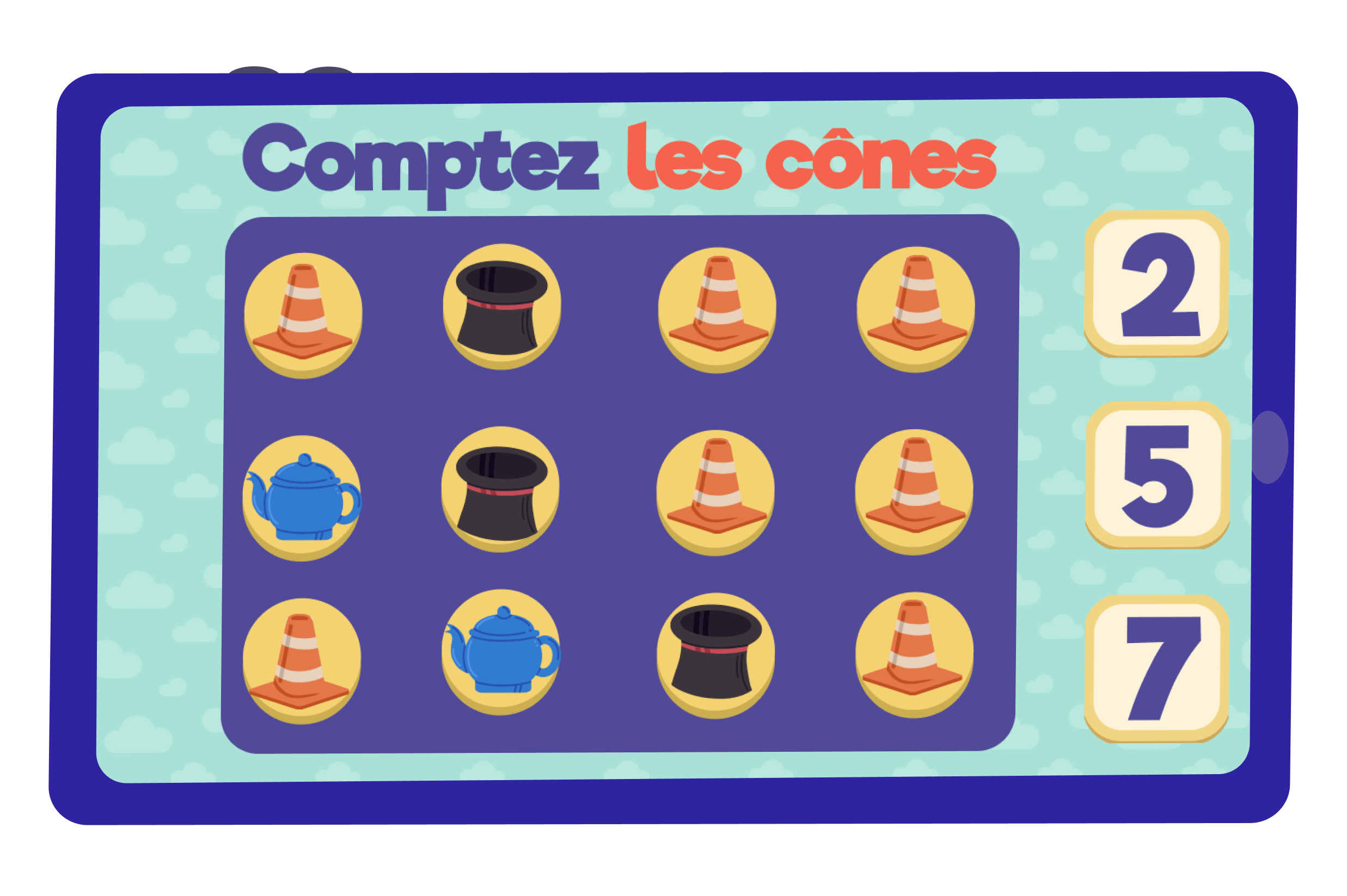 learning French through counting games