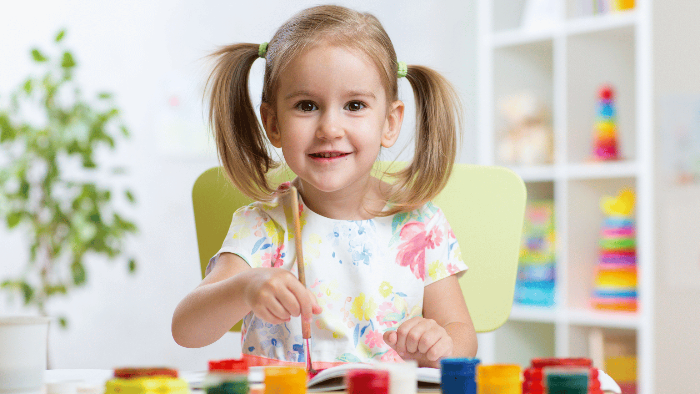 learning colours in Italian web banner