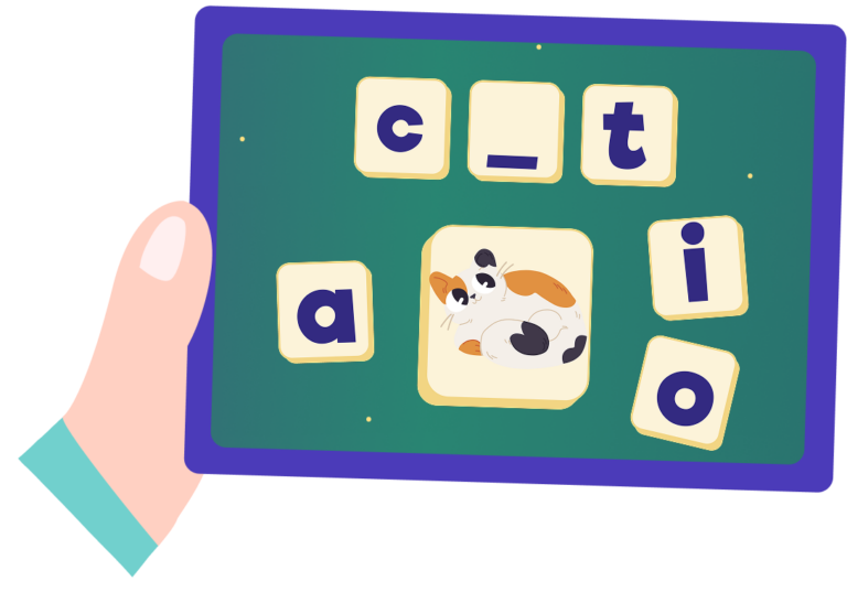 spelling - game - tablet - irish