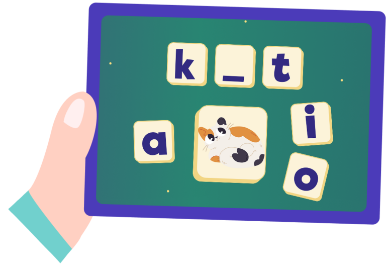 spelling - game - tablet - polish